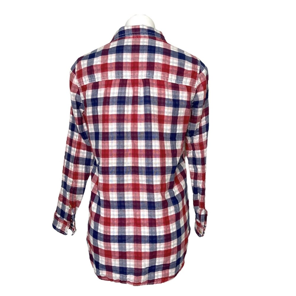 Madewell Button Down Ex-boyfriend Shirt Emmett Checks Plaid Size Small Checkered - Picture 3 of 10